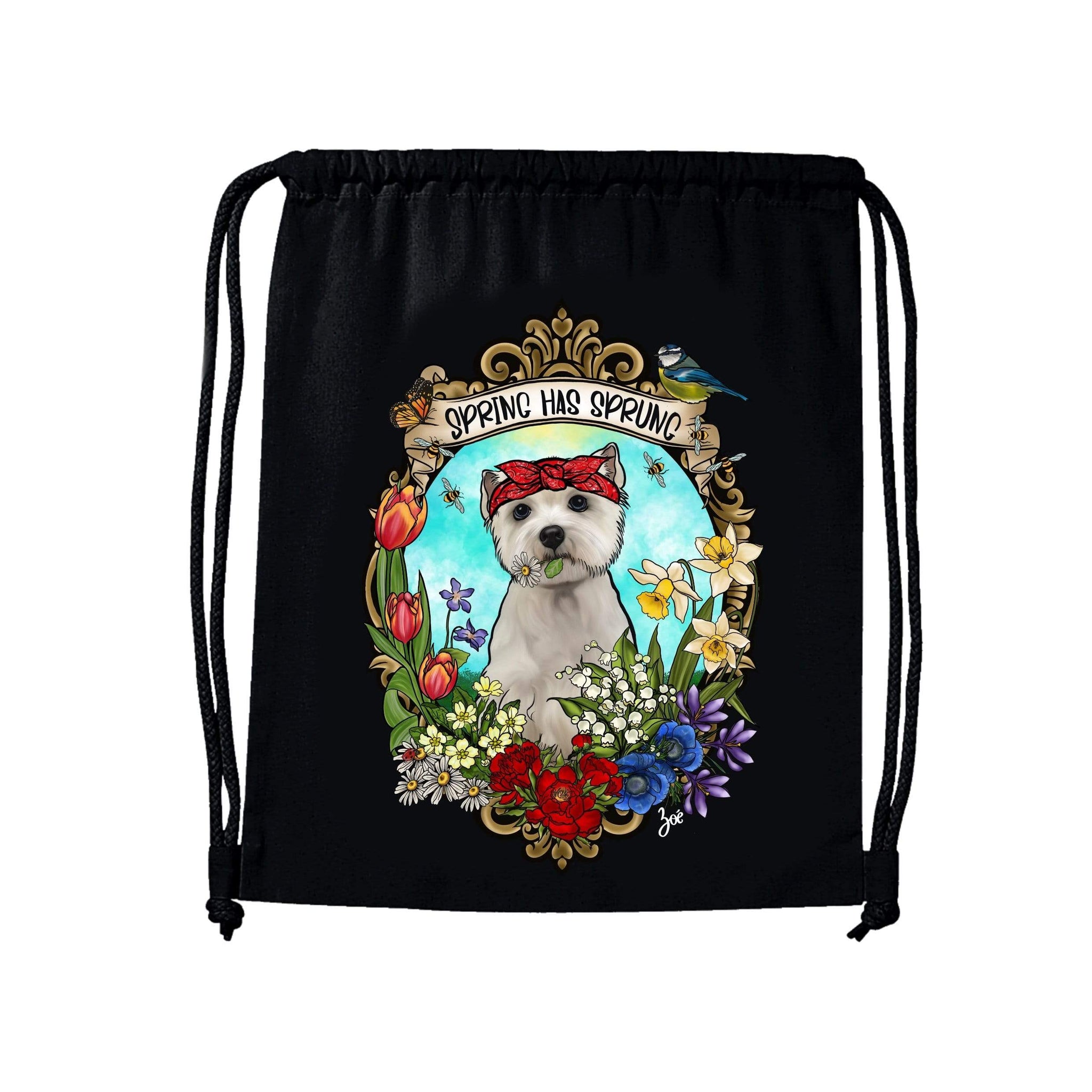 MYTi23 - Pets Heads Philosophy Gymbag Spring Gymbag Westie Hundeshirt Hundefans