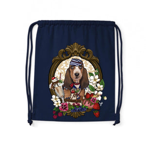 MYTi23 - Pets Heads Philosophy Gymbag Sundae Gymbag Basset Hundeshirt Hundefans