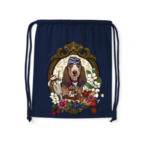 MYTi23 - Pets Heads Philosophy Gymbag Sundae Gymbag Basset Hundeshirt Hundefans
