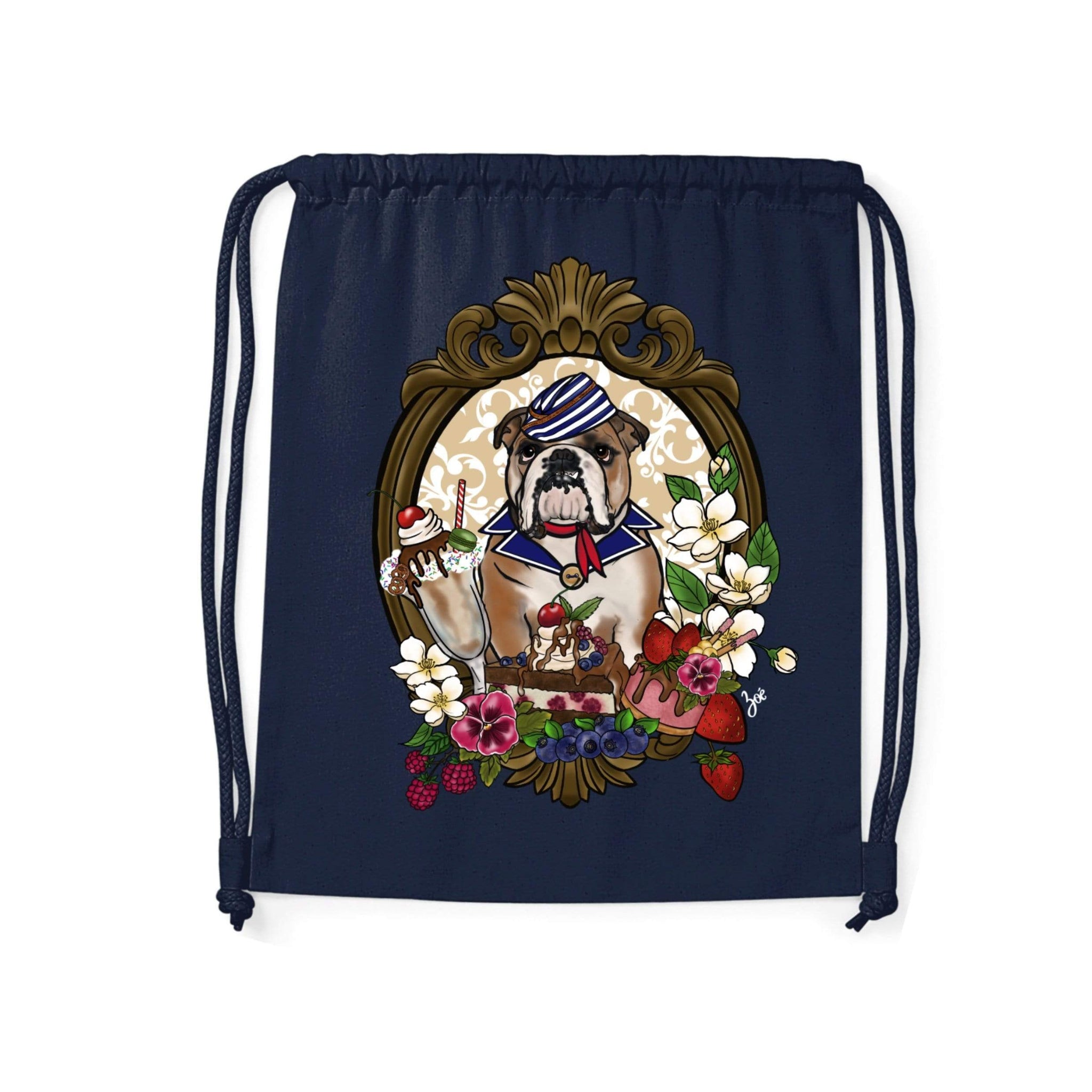 MYTi23 - Pets Heads Philosophy Gymbag Sundae Gymbag Englische Bulldogge Hundeshirt Hundefans