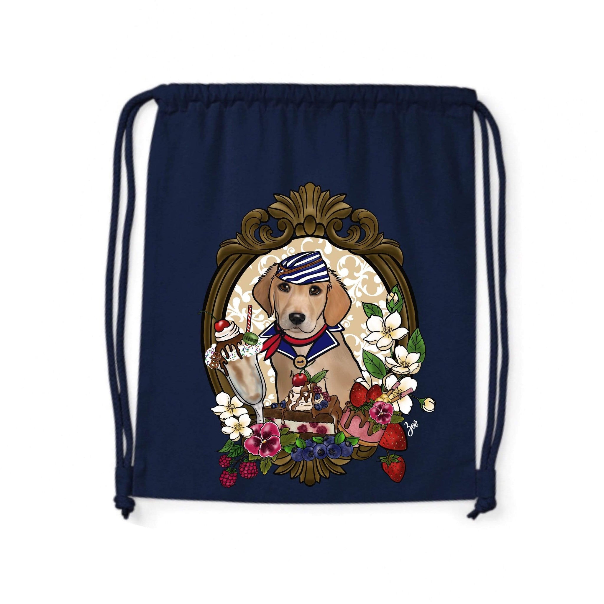 MYTi23 - Pets Heads Philosophy Gymbag Sundae Gymbag Golden Retriever Hundeshirt Hundefans