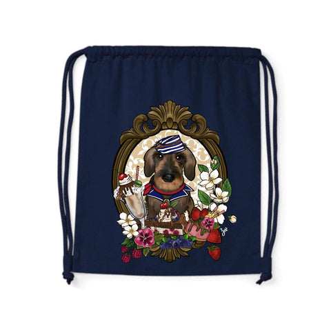 MYTi23 - Pets Heads Philosophy Gymbag Sundae Gymbag Rauhaardackel Hundeshirt Hundefans