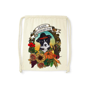 MYTi23 - Pets Heads Philosophy Gymbag Thanksgiving Gymbag Border Collie Hundeshirt Hundefans