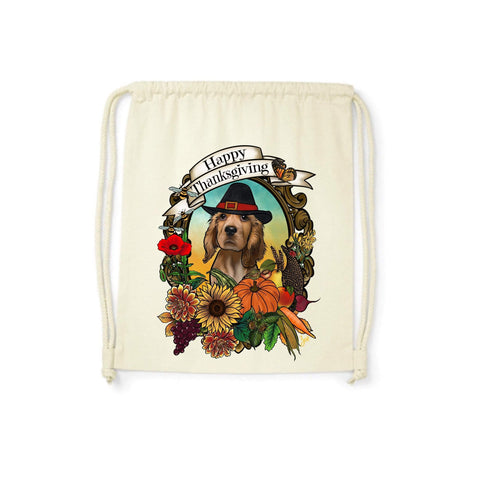 MYTi23 - Pets Heads Philosophy Gymbag Thanksgiving Gymbag Cocker Hundeshirt Hundefans