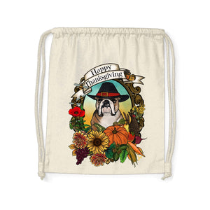 MYTi23 - Pets Heads Philosophy Gymbag Thanksgiving Gymbag Englische Bulldogge Hundeshirt Hundefans