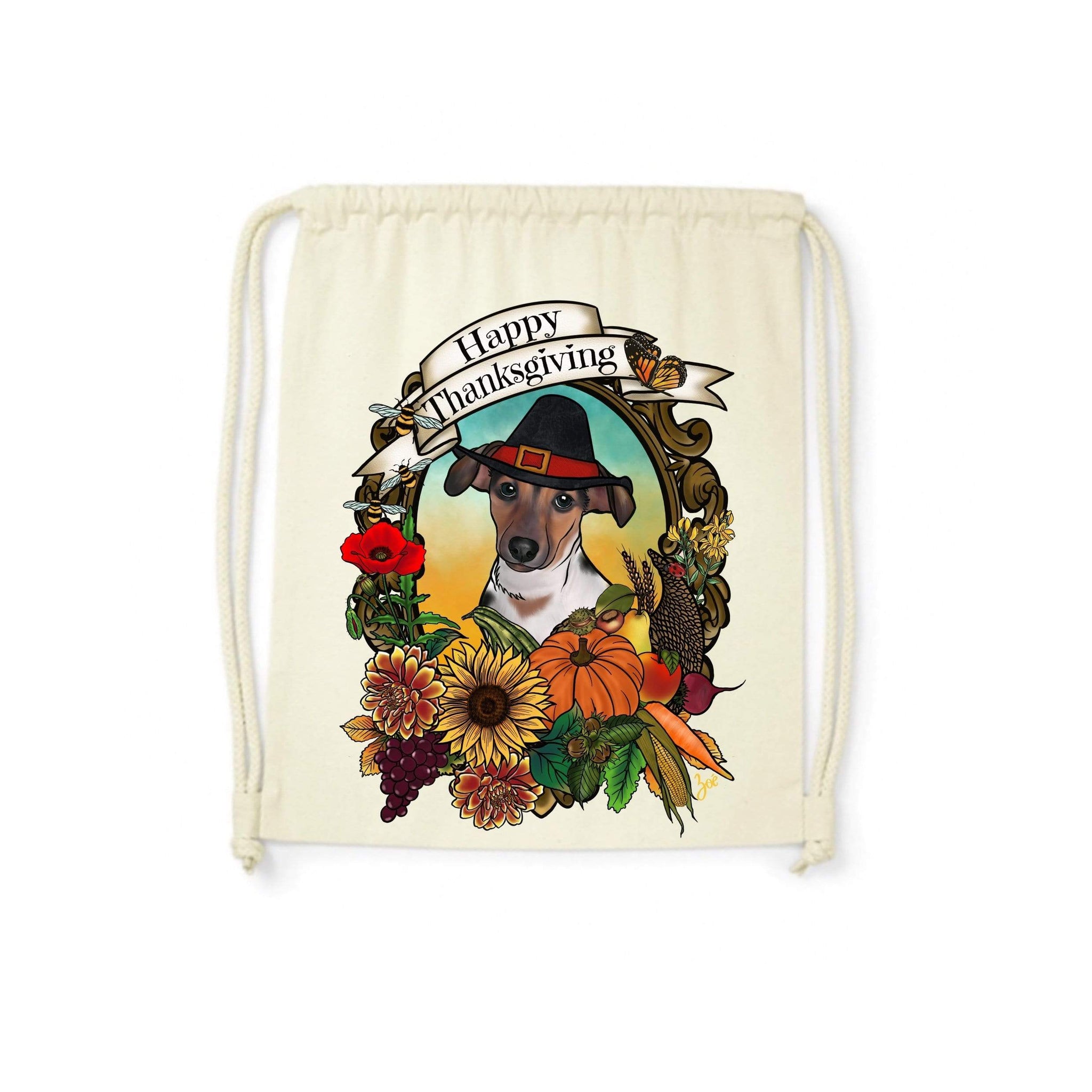 MYTi23 - Pets Heads Philosophy Gymbag Thanksgiving Gymbag Jack Russel Hundeshirt Hundefans