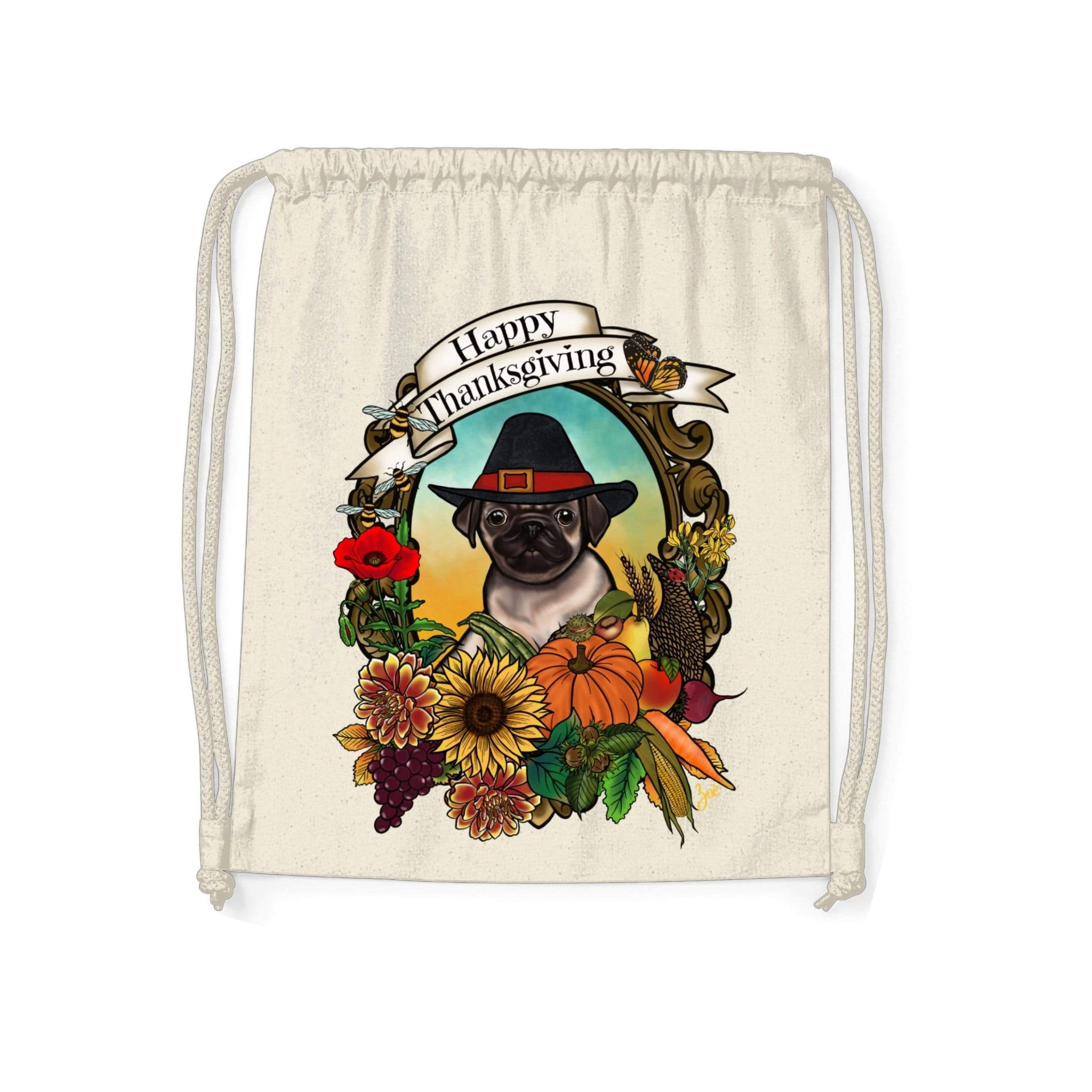 MYTi23 - Pets Heads Philosophy Gymbag Thanksgiving Gymbag Mops Hundeshirt Hundefans