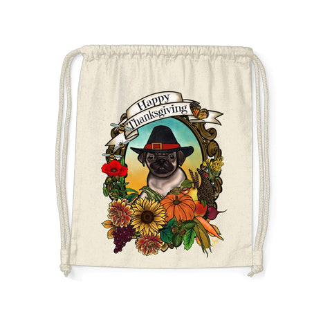 MYTi23 - Pets Heads Philosophy Gymbag Thanksgiving Gymbag Mops Hundeshirt Hundefans