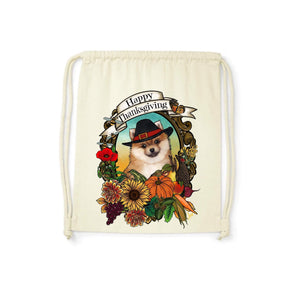 MYTi23 - Pets Heads Philosophy Gymbag Thanksgiving Gymbag Pommeraner Hundeshirt Hundefans