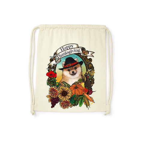 MYTi23 - Pets Heads Philosophy Gymbag Thanksgiving Gymbag Pommeraner Hundeshirt Hundefans