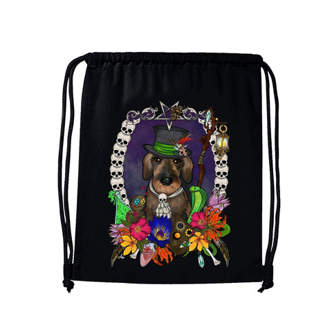MYTi23 - Pets Heads Philosophy Gymbag Voodoo Gymbag Rauhaardackel Hundeshirt Hundefans