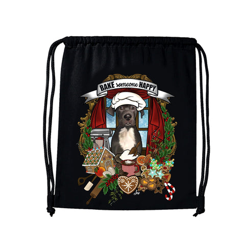 MYTi23 - Pets Heads Philosophy Gymbag Weihnachtsbäckerei Gymbag Deutsche Dogge Hundeshirt Hundefans