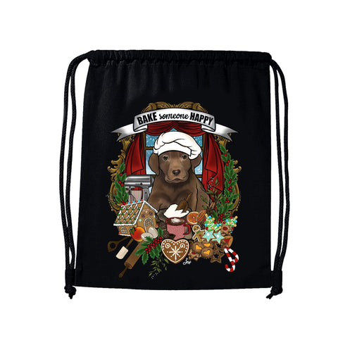 MYTi23 - Pets Heads Philosophy Gymbag Weihnachtsbäckerei Gymbag Labrador Hundeshirt Hundefans