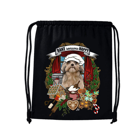 MYTi23 - Pets Heads Philosophy Gymbag Weihnachtsbäckerei Gymbag Shih Tzu Hundeshirt Hundefans