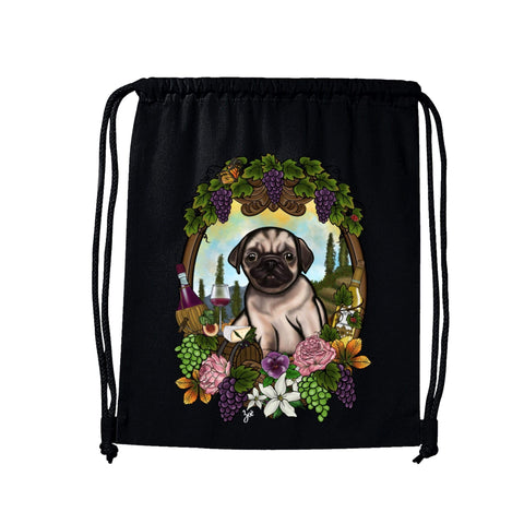 MYTi23 - Pets Heads Philosophy Gymbag Winzer Gymbag Mops Hundeshirt Hundefans