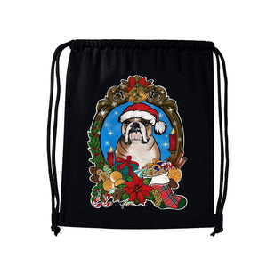 MYTi23 - Pets Heads Philosophy Gymbag Christmas Gymbag Englische Bulldogge Hundeshirt Hundefans
