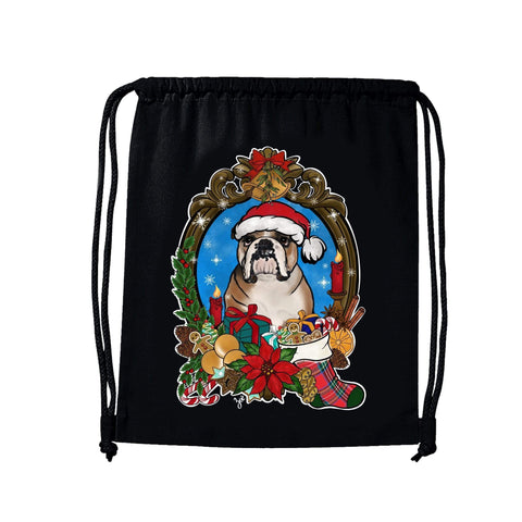 MYTi23 - Pets Heads Philosophy Gymbag Christmas Gymbag Englische Bulldogge Hundeshirt Hundefans
