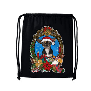 MYTi23 - Pets Heads Philosophy Gymbag Christmas Gymbag Kurzhaar Chihuahua Hundeshirt Hundefans