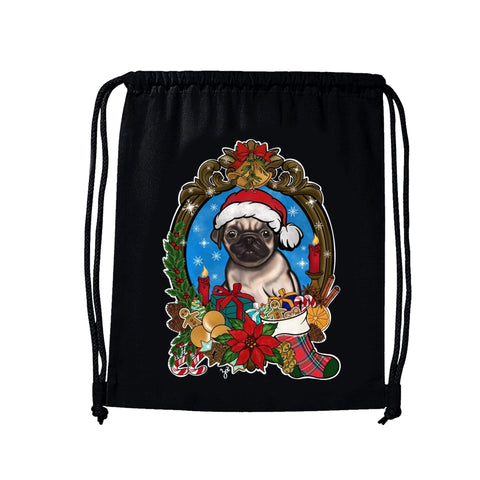 MYTi23 - Pets Heads Philosophy Gymbag Christmas Gymbag Mops Hundeshirt Hundefans
