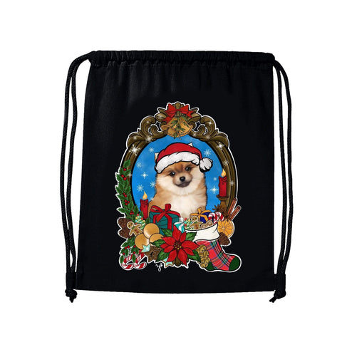MYTi23 - Pets Heads Philosophy Gymbag Christmas Gymbag Pommeraner Hundeshirt Hundefans