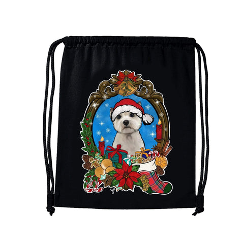 MYTi23 - Pets Heads Philosophy Gymbag Christmas Gymbag Westie Hundeshirt Hundefans