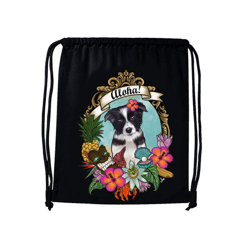 MYTi23 - Pets Heads Philosophy Gymbag Aloha Gymbag Border Collie Hundeshirt Hundefans