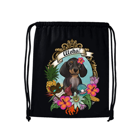 MYTi23 - Pets Heads Philosophy Gymbag Aloha Gymbag Dackel Hundeshirt Hundefans