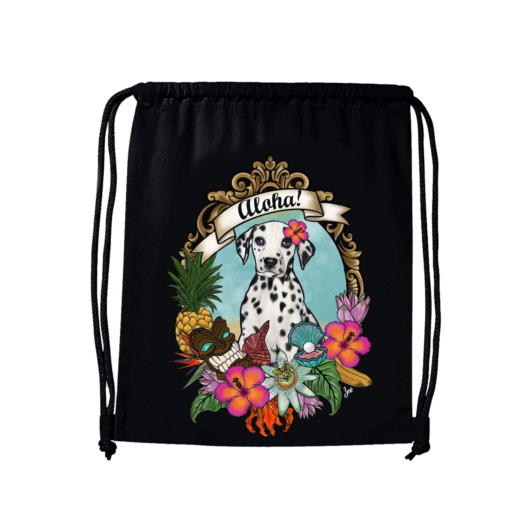 MYTi23 - Pets Heads Philosophy Gymbag Aloha Gymbag Dalmatiner Hundeshirt Hundefans