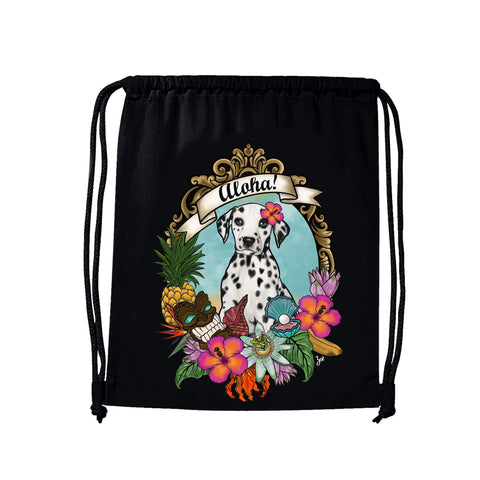 MYTi23 - Pets Heads Philosophy Gymbag Aloha Gymbag Dalmatiner Hundeshirt Hundefans