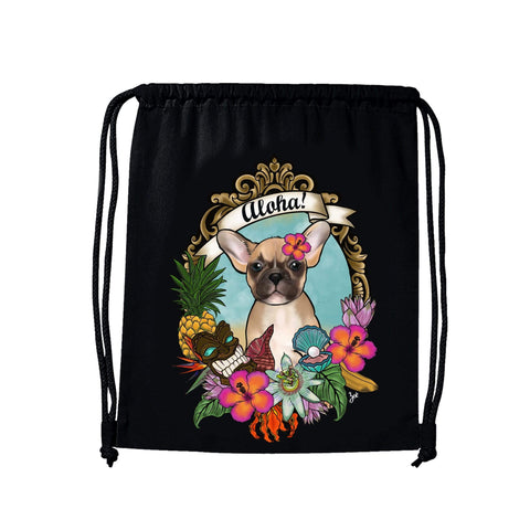 MYTi23 - Pets Heads Philosophy Gymbag Aloha Gymbag Frenchie Hundeshirt Hundefans