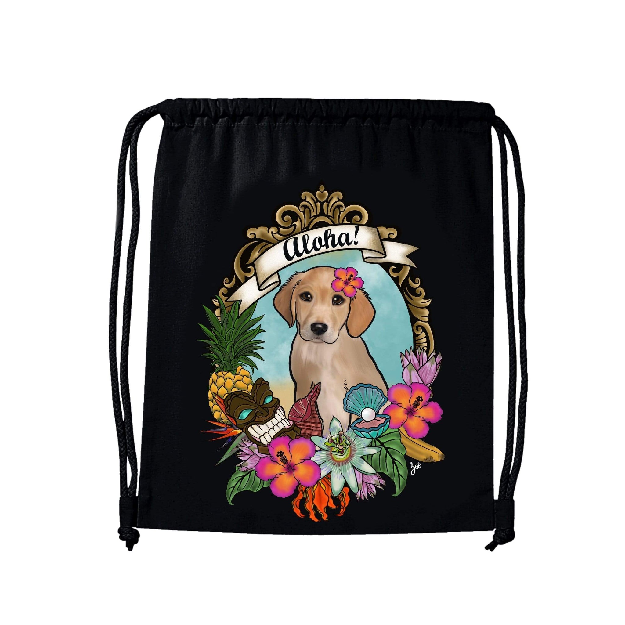 MYTi23 - Pets Heads Philosophy Gymbag Aloha Gymbag Golden Retriever Hundeshirt Hundefans