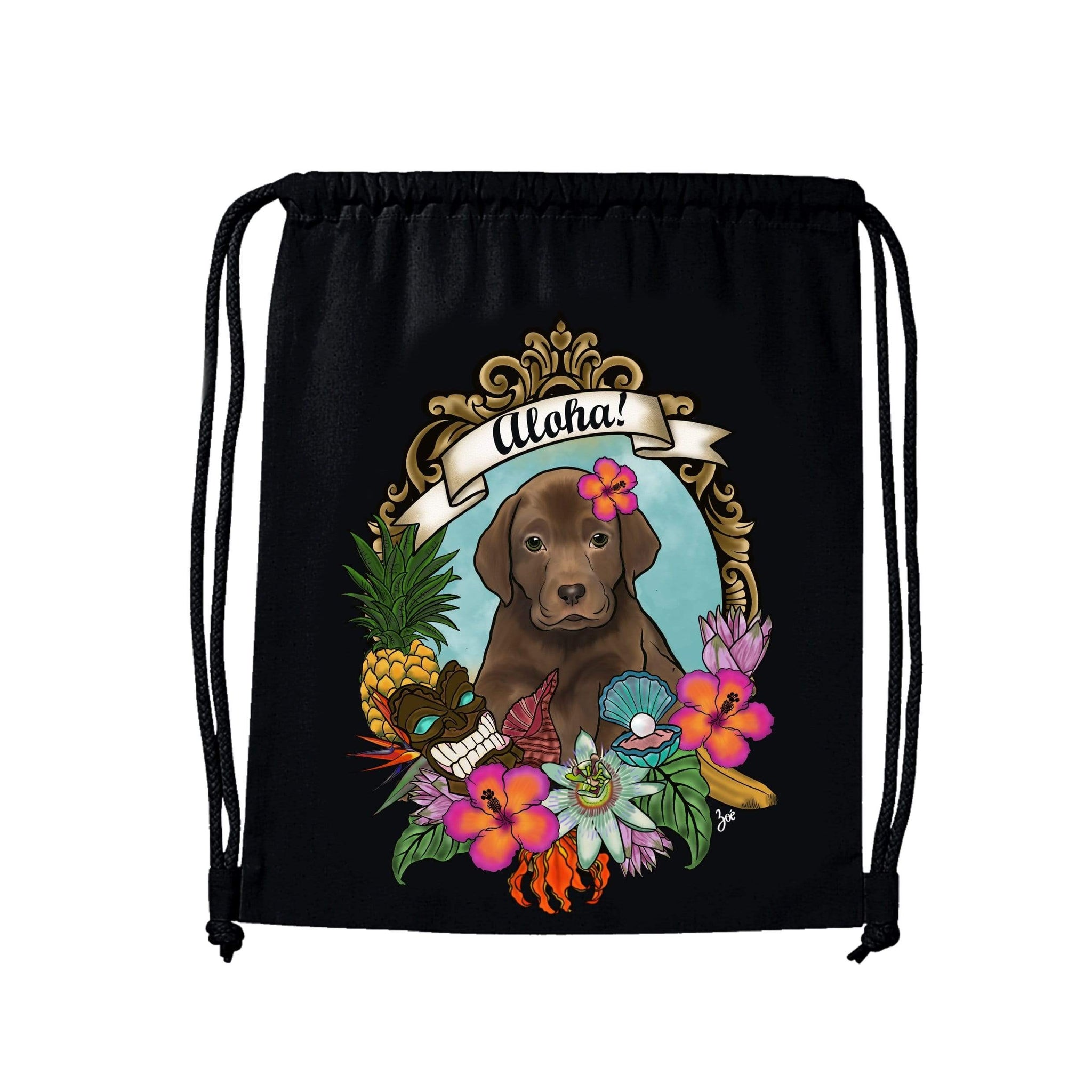 MYTi23 - Pets Heads Philosophy Gymbag Aloha Gymbag Labrador Hundeshirt Hundefans