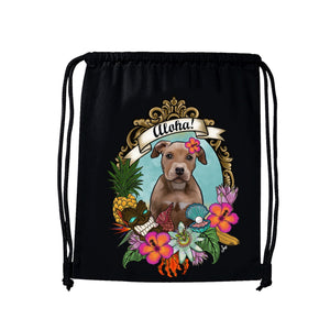 MYTi23 - Pets Heads Philosophy Gymbag Aloha Gymbag Pitbull Hundeshirt Hundefans