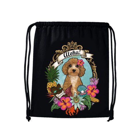 MYTi23 - Pets Heads Philosophy Gymbag Aloha Gymbag Pudel Hundeshirt Hundefans