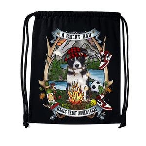 MYTi23 - Pets Heads Philosophy Gymbag Daddy Gymbag Border Collie Hundeshirt Hundefans
