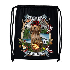 MYTi23 - Pets Heads Philosophy Gymbag Daddy Gymbag Cocker Hundeshirt Hundefans