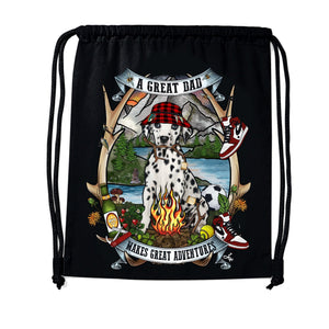MYTi23 - Pets Heads Philosophy Gymbag Daddy Gymbag Dalmatiner Hundeshirt Hundefans