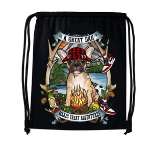 MYTi23 - Pets Heads Philosophy Gymbag Daddy Gymbag Frenchie Hundeshirt Hundefans