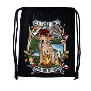 MYTi23 - Pets Heads Philosophy Gymbag Daddy Gymbag Golden Retriever Hundeshirt Hundefans