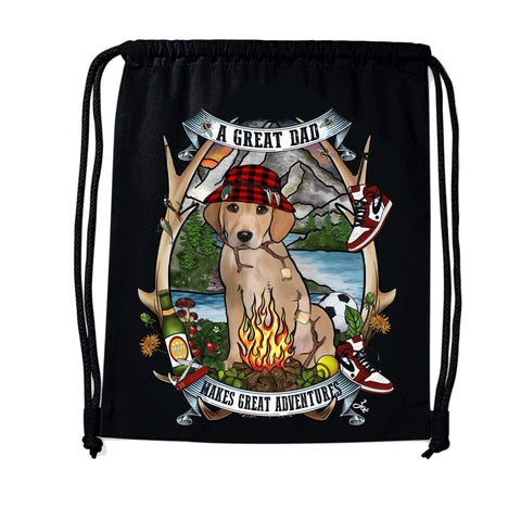 MYTi23 - Pets Heads Philosophy Gymbag Daddy Gymbag Golden Retriever Hundeshirt Hundefans