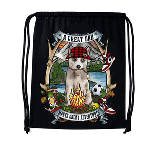 MYTi23 - Pets Heads Philosophy Gymbag Daddy Gymbag Husky Hundeshirt Hundefans