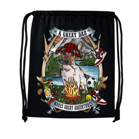 MYTi23 - Pets Heads Philosophy Gymbag Daddy Gymbag Jack Russel Hundeshirt Hundefans