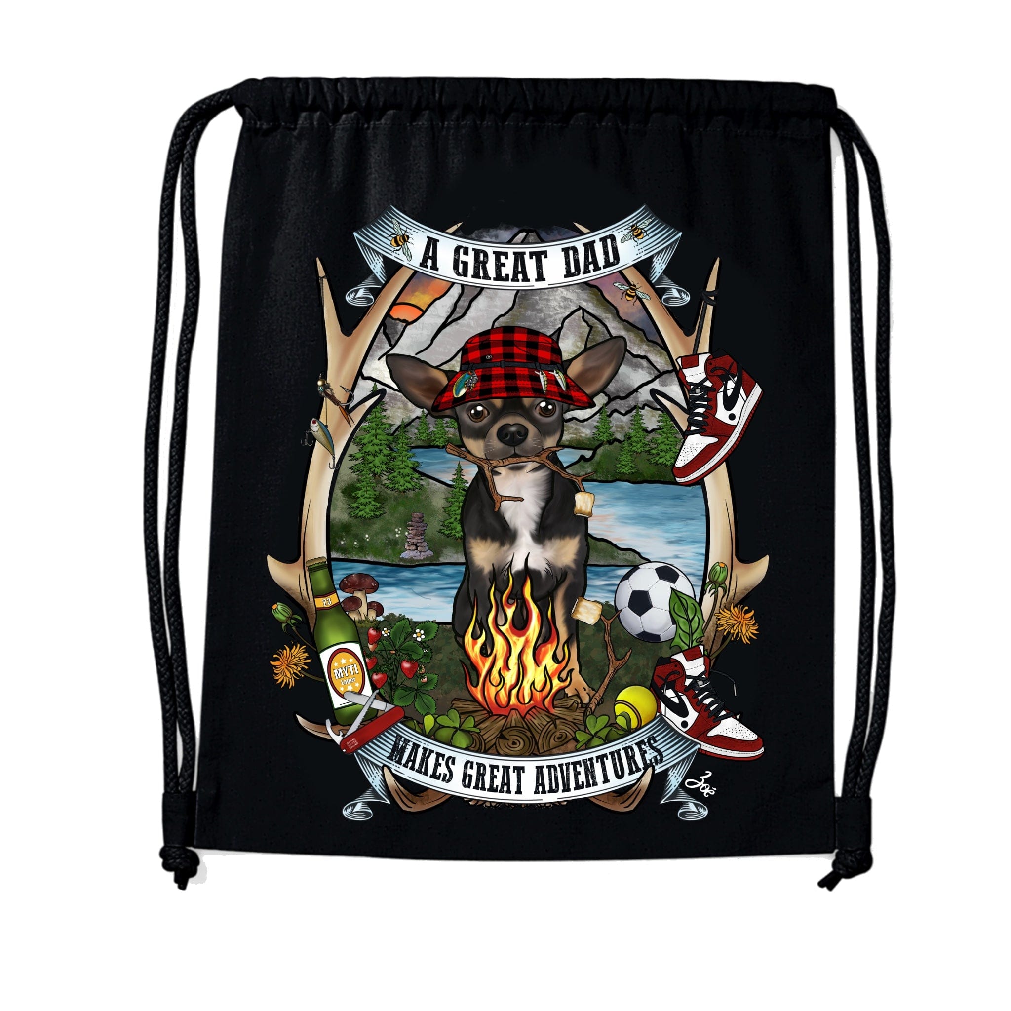 MYTi23 - Pets Heads Philosophy Gymbag Daddy Gymbag Kurzhaar Chihuahua Hundeshirt Hundefans