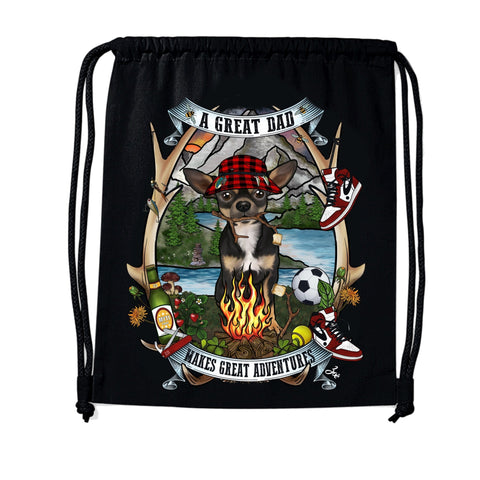 MYTi23 - Pets Heads Philosophy Gymbag Daddy Gymbag Kurzhaar Chihuahua Hundeshirt Hundefans
