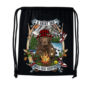 MYTi23 - Pets Heads Philosophy Gymbag Daddy Gymbag Labrador Hundeshirt Hundefans