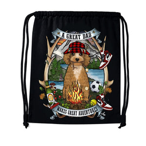 MYTi23 - Pets Heads Philosophy Gymbag Daddy Gymbag Pudel Hundeshirt Hundefans