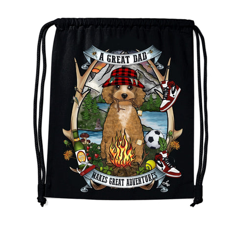 MYTi23 - Pets Heads Philosophy Gymbag Daddy Gymbag Pudel Hundeshirt Hundefans