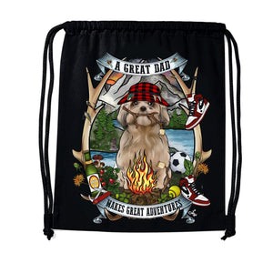 MYTi23 - Pets Heads Philosophy Gymbag Daddy Gymbag Shih Tzu Hundeshirt Hundefans