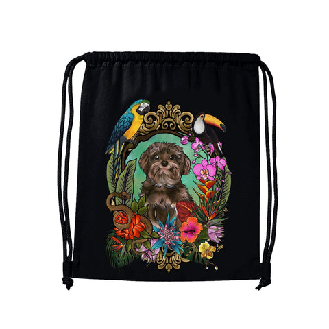 MYTi23 - Pets Heads Philosophy Gymbag Dschungel Gymbag Bolonka Hundeshirt Hundefans