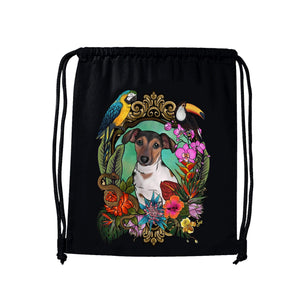 MYTi23 - Pets Heads Philosophy Gymbag Dschungel Gymbag Jack Russel Hundeshirt Hundefans